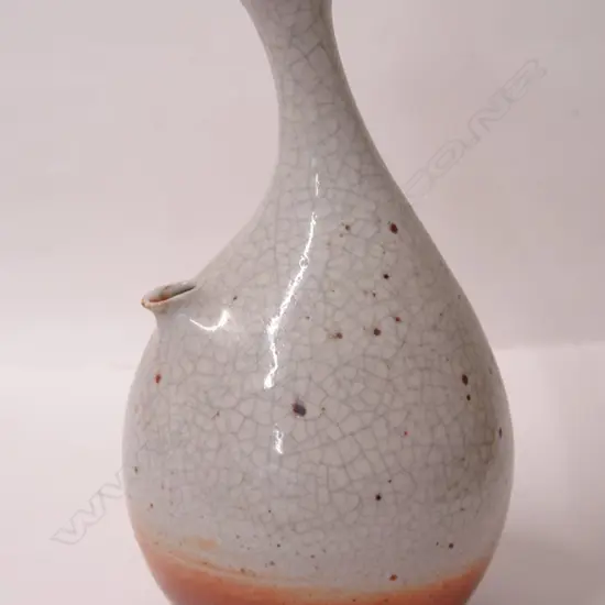 Ian Firth crackle glazed pouring vessel