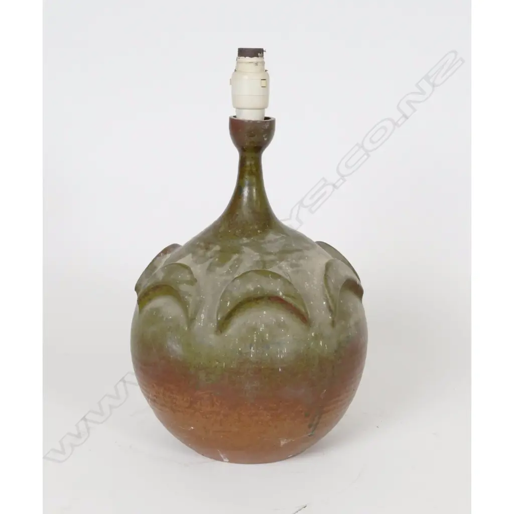An early Ian Firth pottery lamp base Image 1++