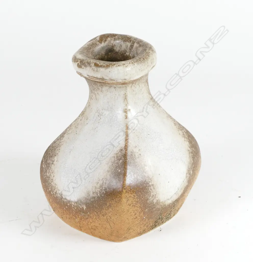 Ian Firth baluster square section vase Image 1++