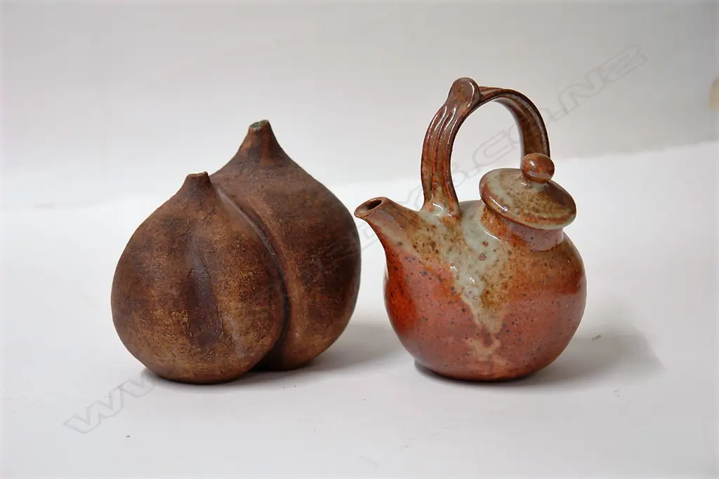 Two Ian Firth pottery pieces Image 1++