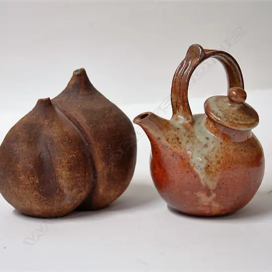 Two Ian Firth pottery pieces