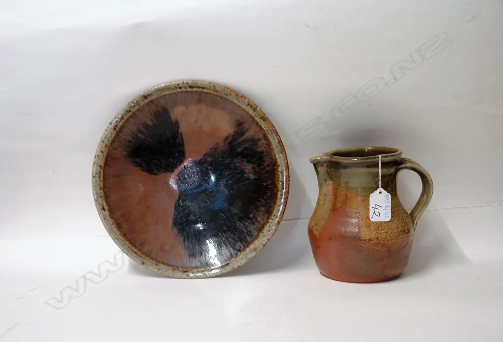 Barry Brickell jug and plate Image 1++