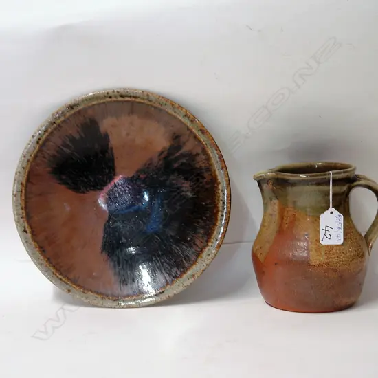 Barry Brickell jug and plate