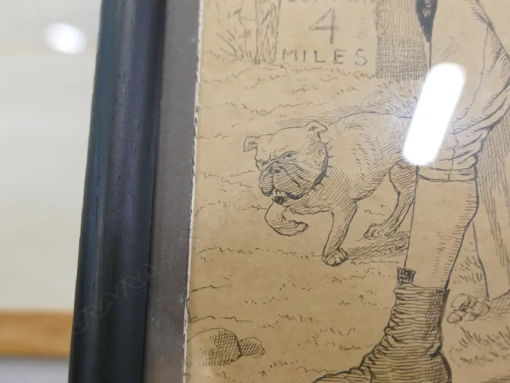 A George Cruikshank (1792-1878) pen and ink drawing Image 1++