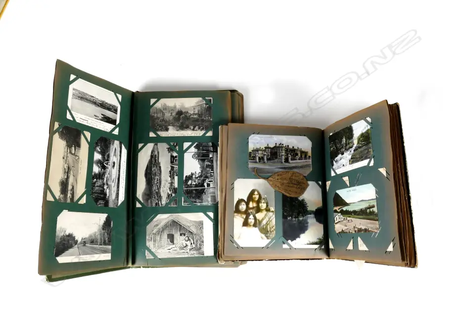 Two early 20thC postcard albums Image 1++