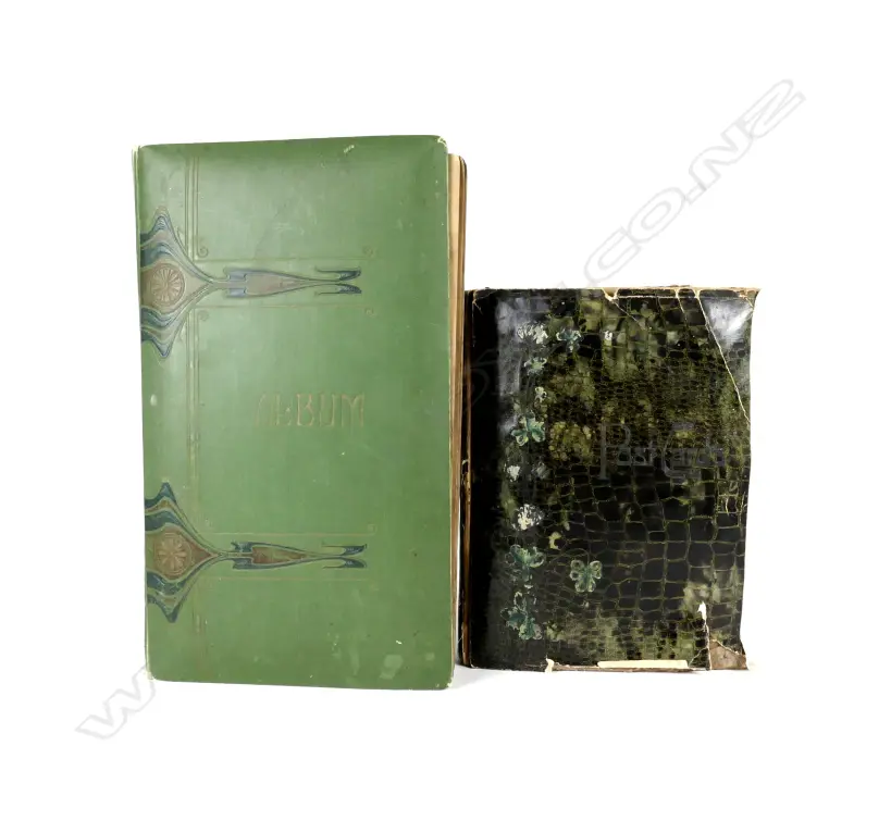 Two early 20thC postcard albums Image 1++