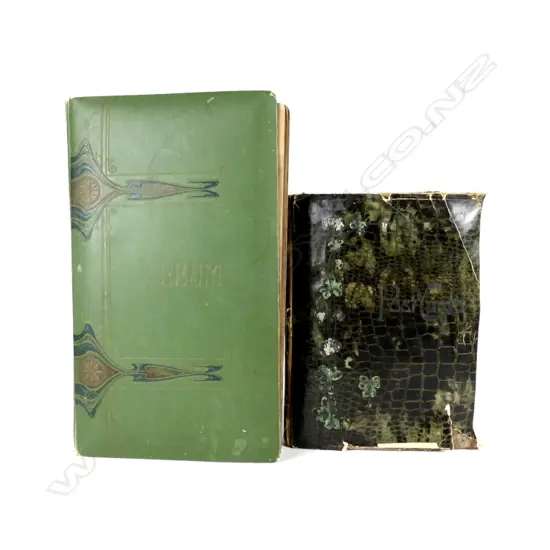 Two early 20thC postcard albums