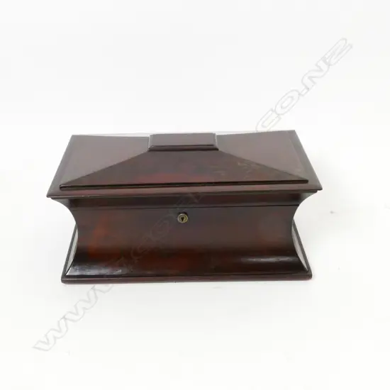 A Regency rosewood tea caddy