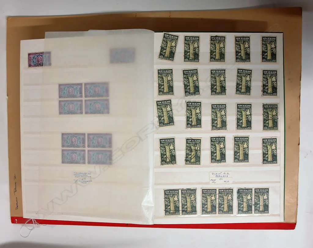 A mainly N.Z. stamp collection Image 1++