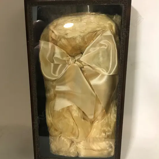 A large hank of kauri gum hair