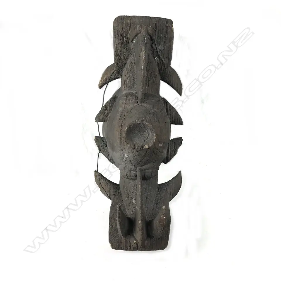 An African Senufo Janus helmet mask Image 1++