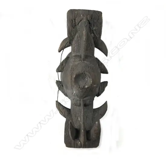 An African Senufo Janus helmet mask