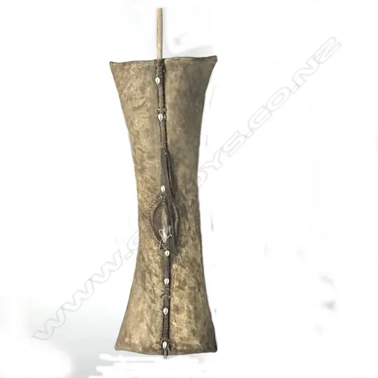 A vintage Turkana tribe Kenya elephant hIde hunting shield
