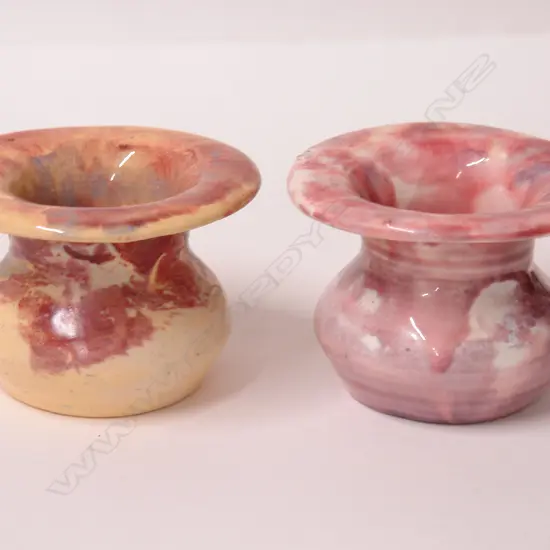 Two Briar Gardner flared rim vases