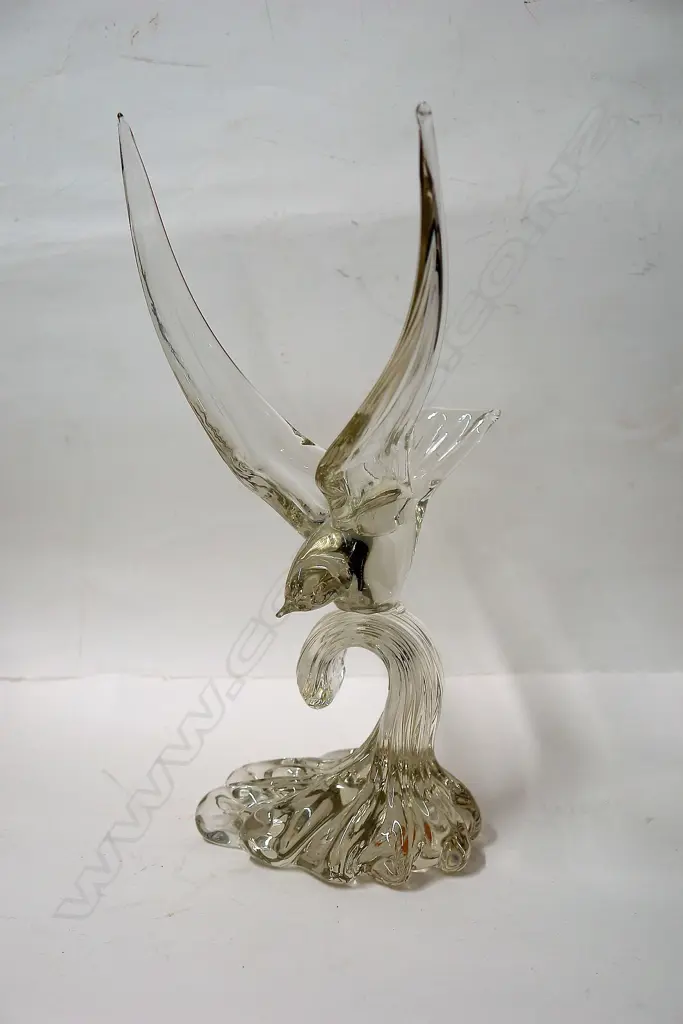 A Murano large clear glass sculpture Image 1++