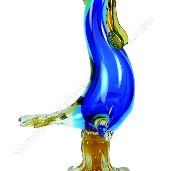 A Murano glass cockerel