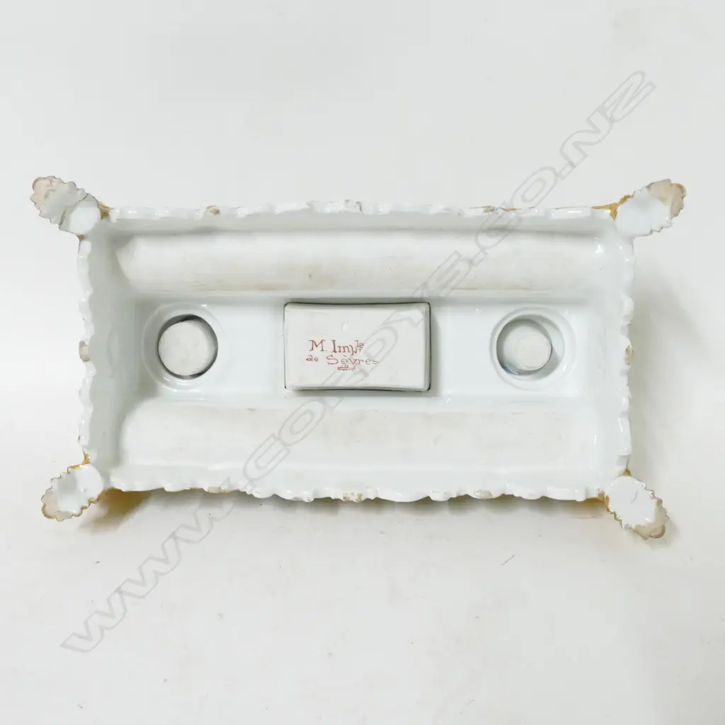 A 19thC French Sèvres ink stand Image 1++