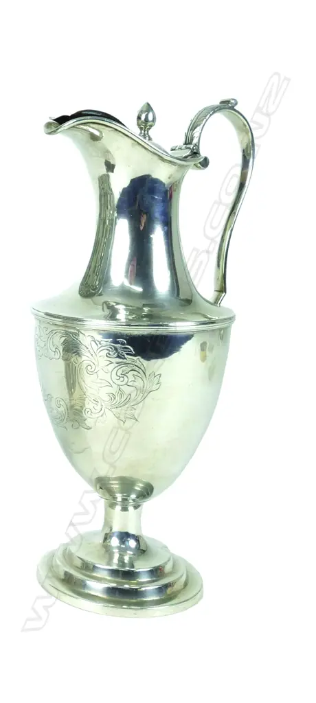 A mid-19thC Chinese silver Khechong wine ewer Image 1++