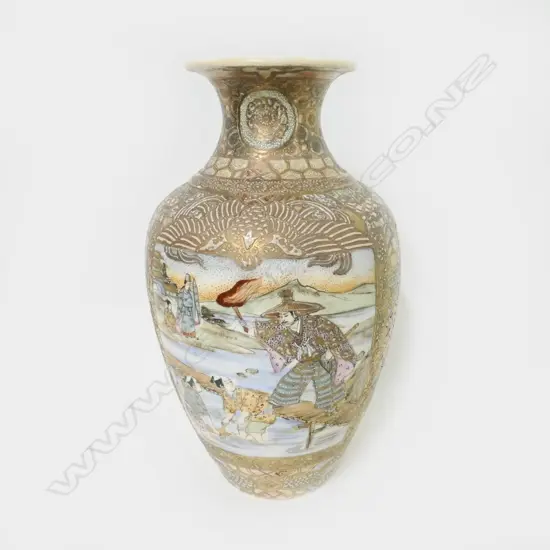 A Japanese Satsuma vase