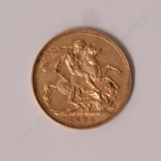 An 1894 gold full sovereign
