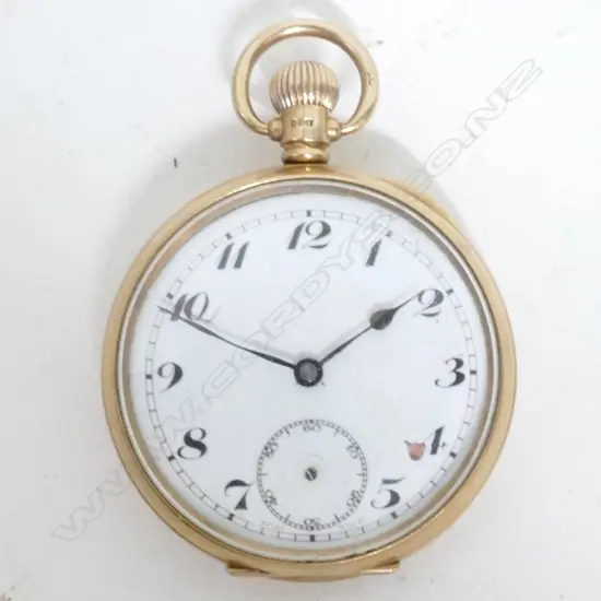 A 9ct. gold open face pocket watch