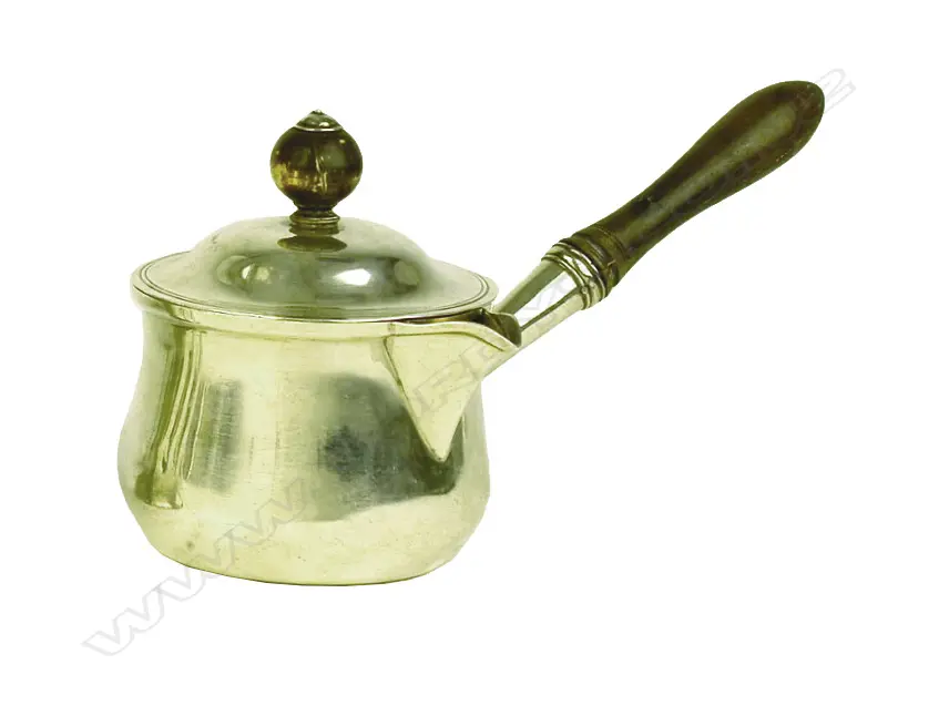A George III silver lidded brandy warmer Image 1++