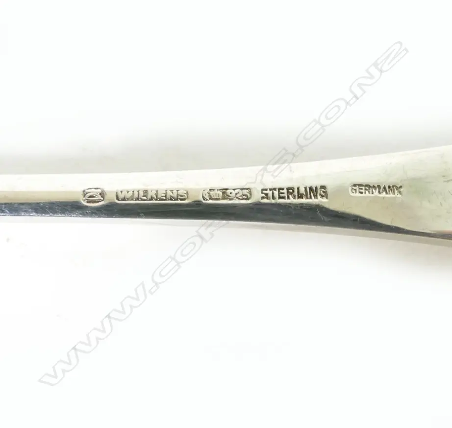A six place German Wilkens silver part cutlery service Image 1++
