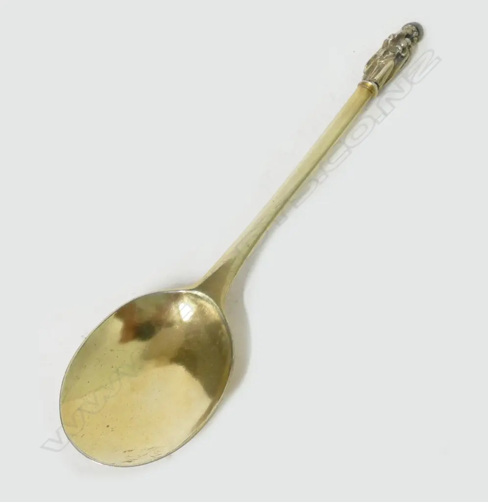 A silver gilt apostle spoon Image 1++