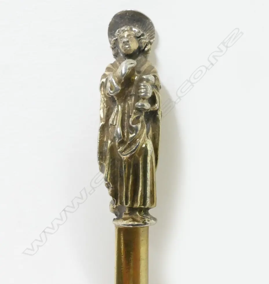 A silver gilt apostle spoon Image 1++