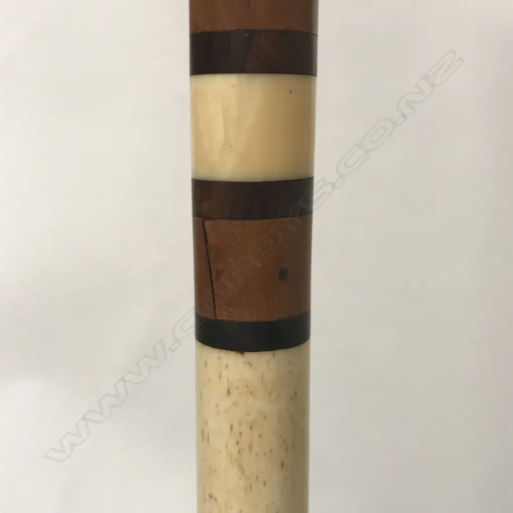 A 19thC whalebone walking stick Image 1++