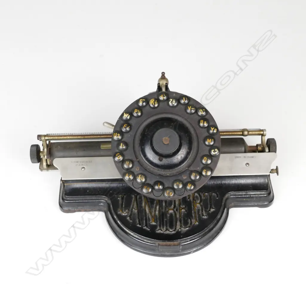 An antique French Lambert typewriter Image 1++