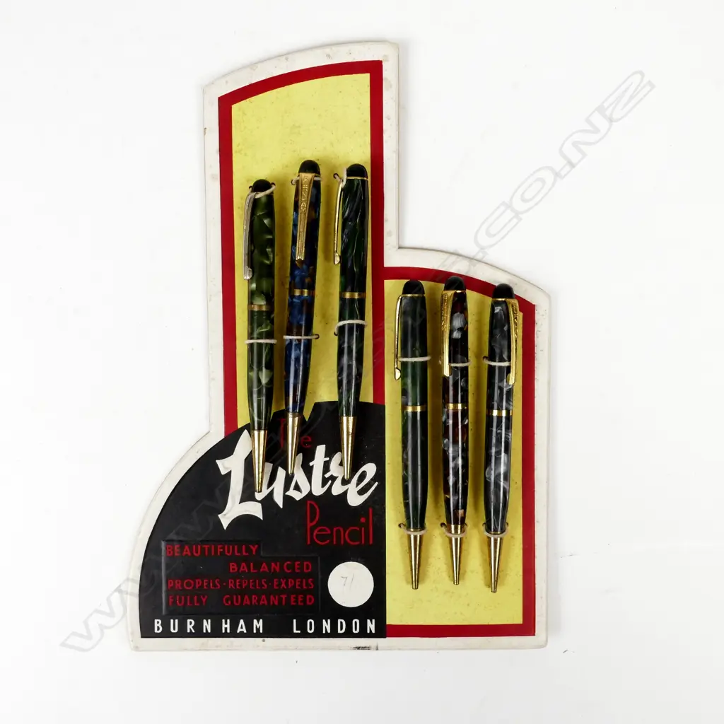 Six 'Lustre' propelling pencils Image 1++