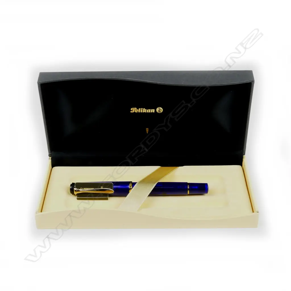 A Pelikan 'Blue Transparent' fountain pen Image 1++
