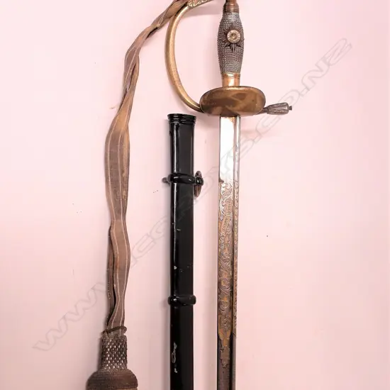 A late 19thC Imperial German presentation sword