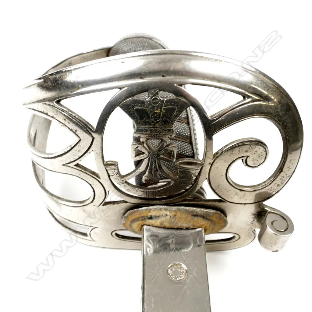 An Edward VII 1827 pattern Scottish Rifle Regiment Officer's sword Image 1++