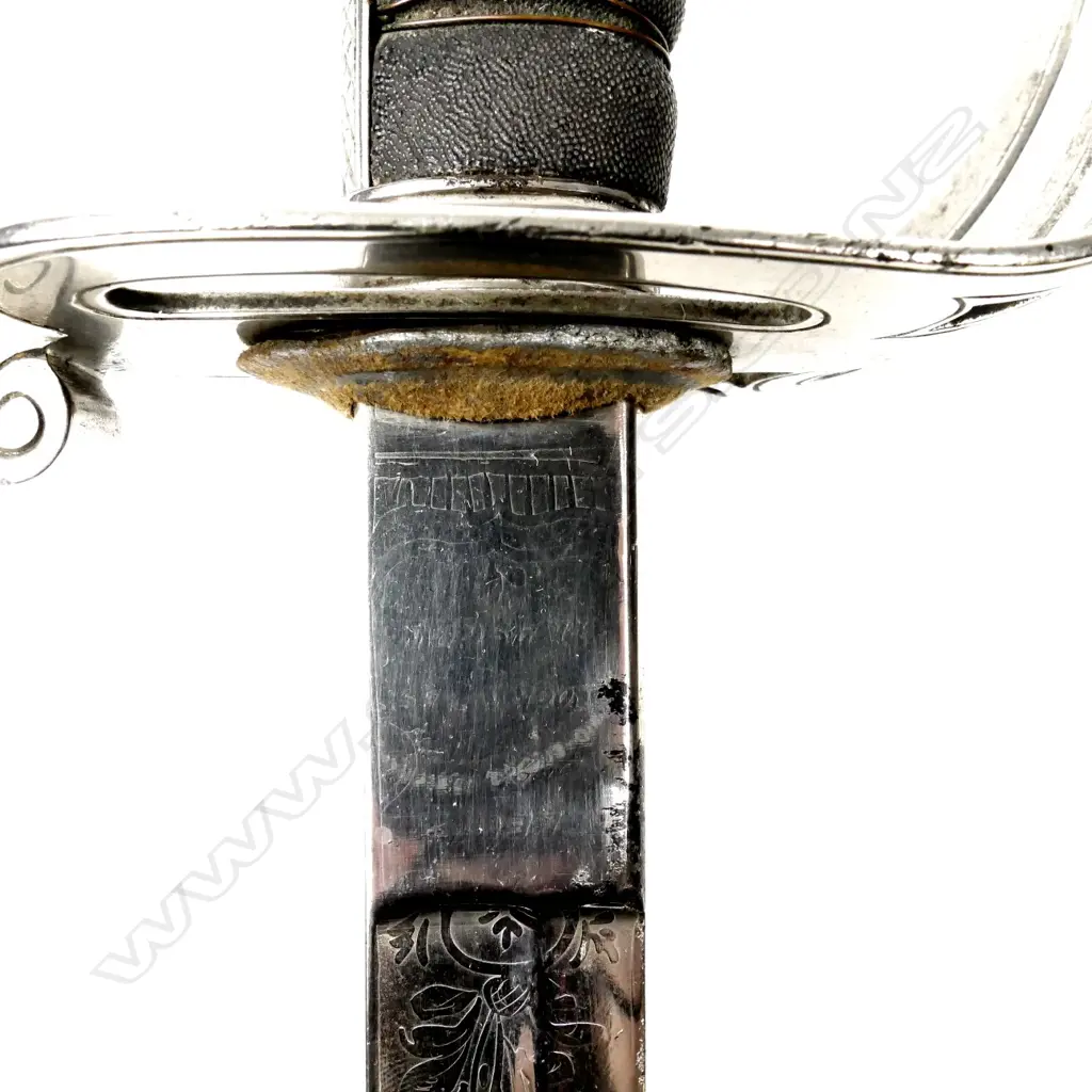 An Edward VII 1827 pattern Scottish Rifle Regiment Officer's sword Image 1++