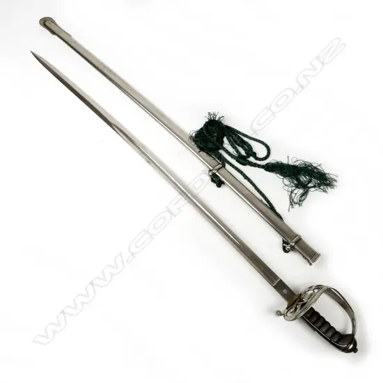An Edward VII 1827 pattern Scottish Rifle Regiment Officer's sword