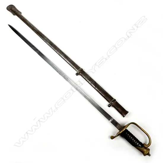 An Indian copy of a regimental officer's sword