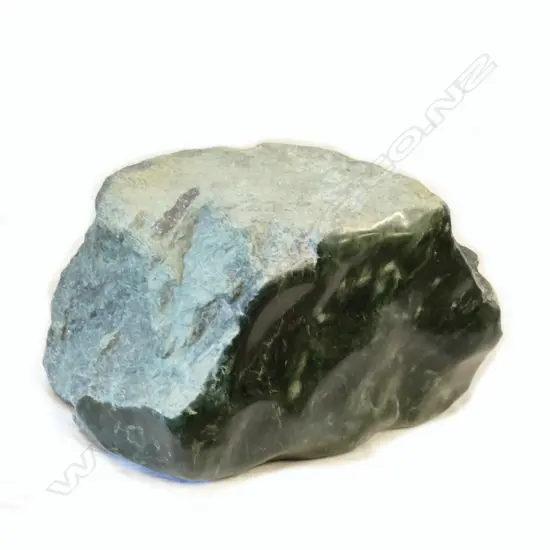 A New Zealand pounamu boulder