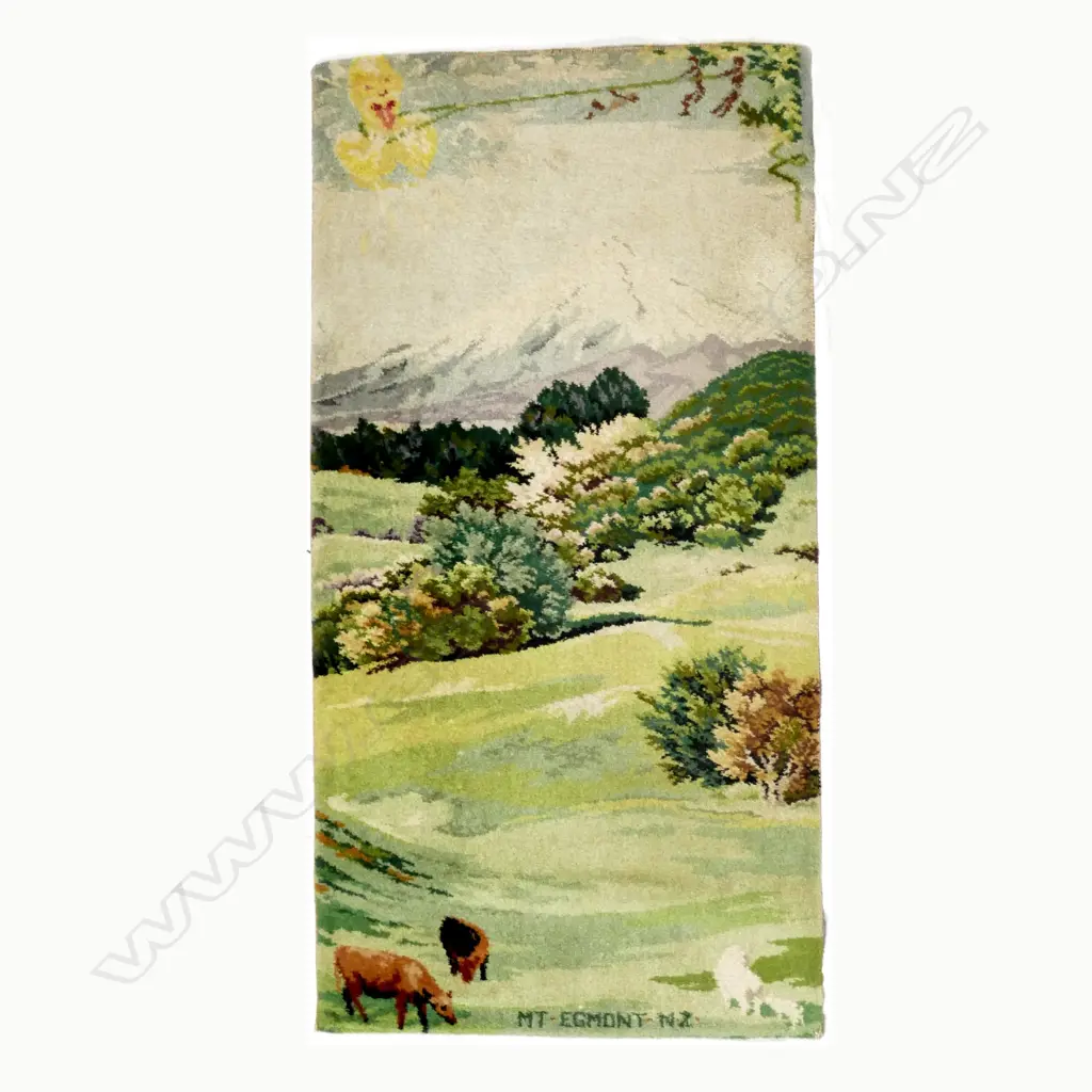 A vintage Feltex N.Z. Series picture rug Image 1++