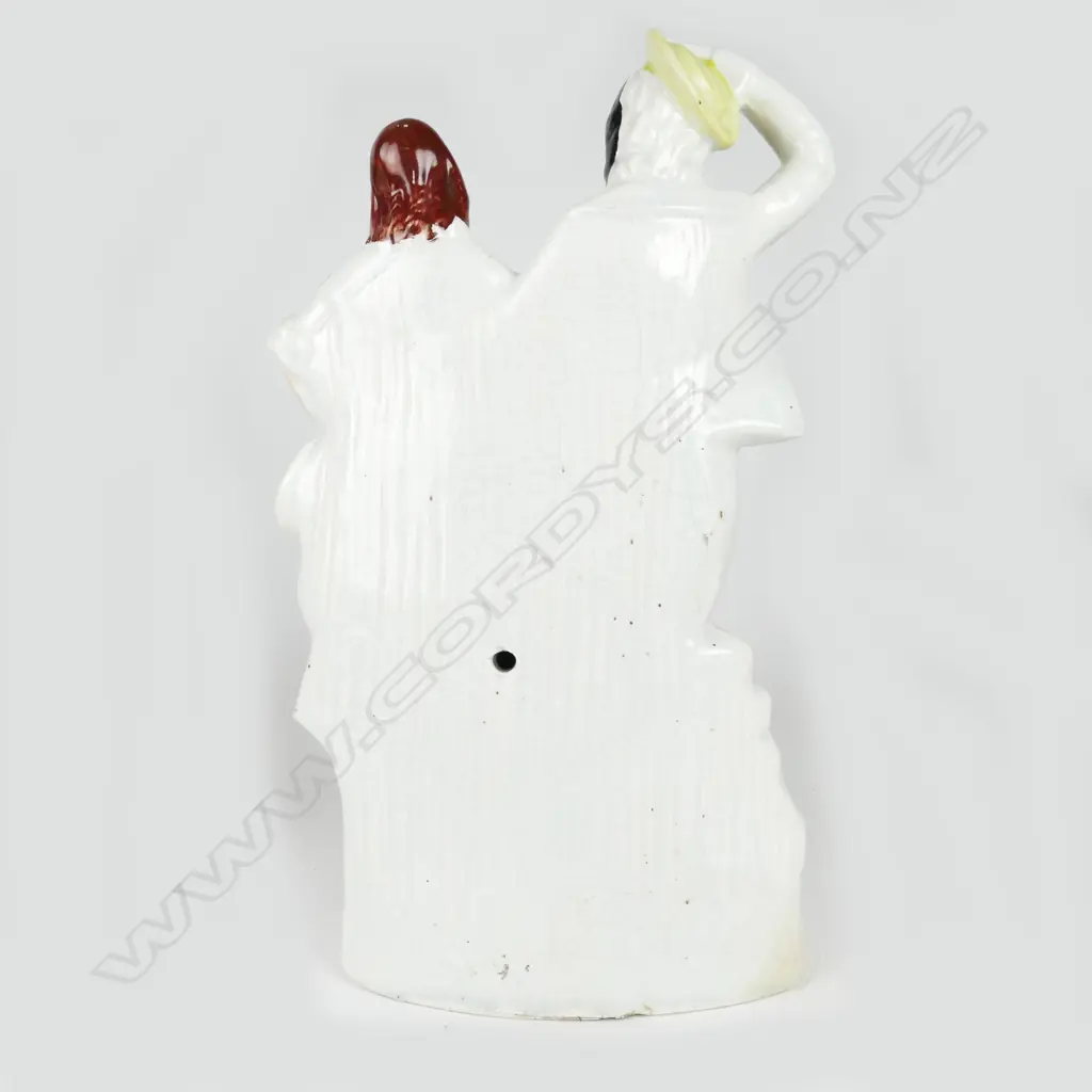 A large Victorian Staffordshire flatback Image 1++