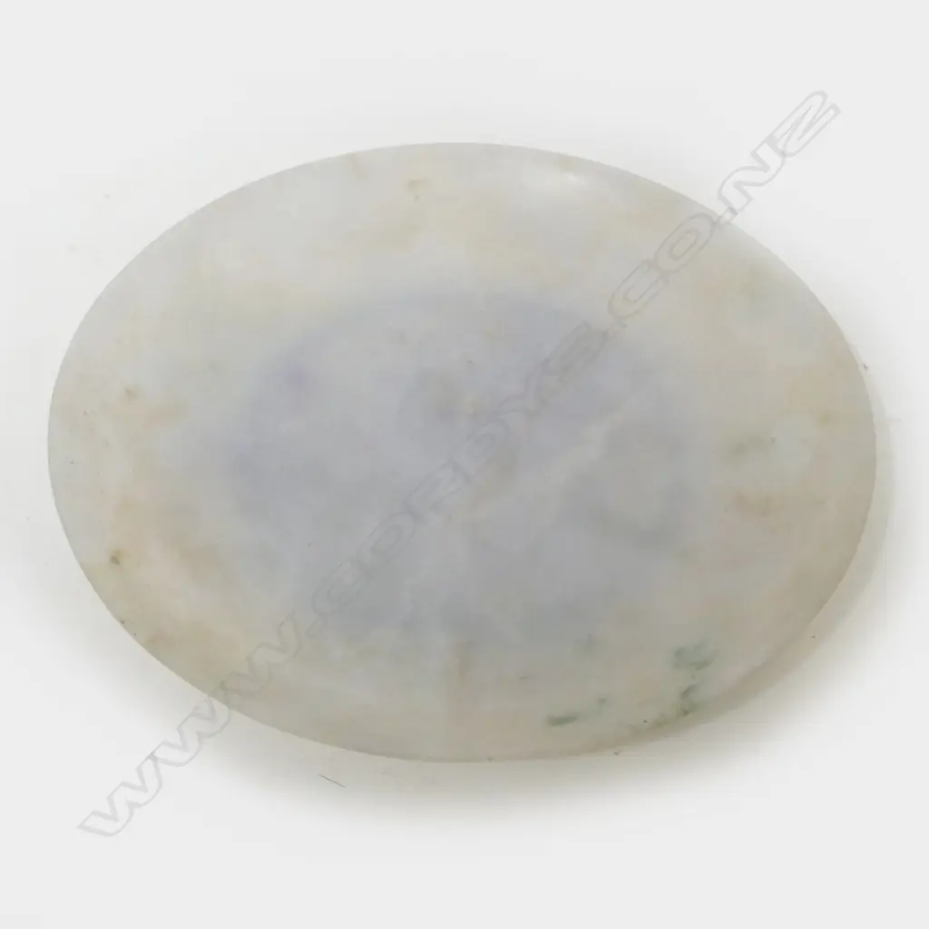 A fine Chinese Hotan jade shallow dish Image 1++