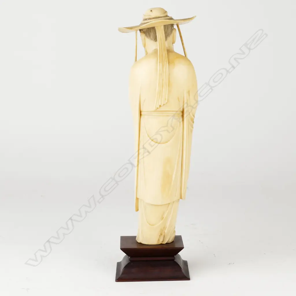 A Chinese ivory figure 'The Flower Expert' Image 1++
