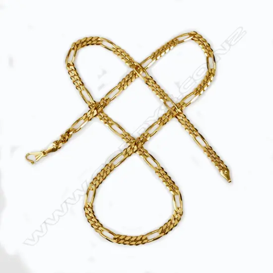 A 22ct. gold chain