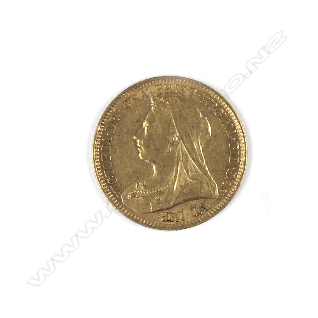 An 1893 gold half-sovereign Image 1++