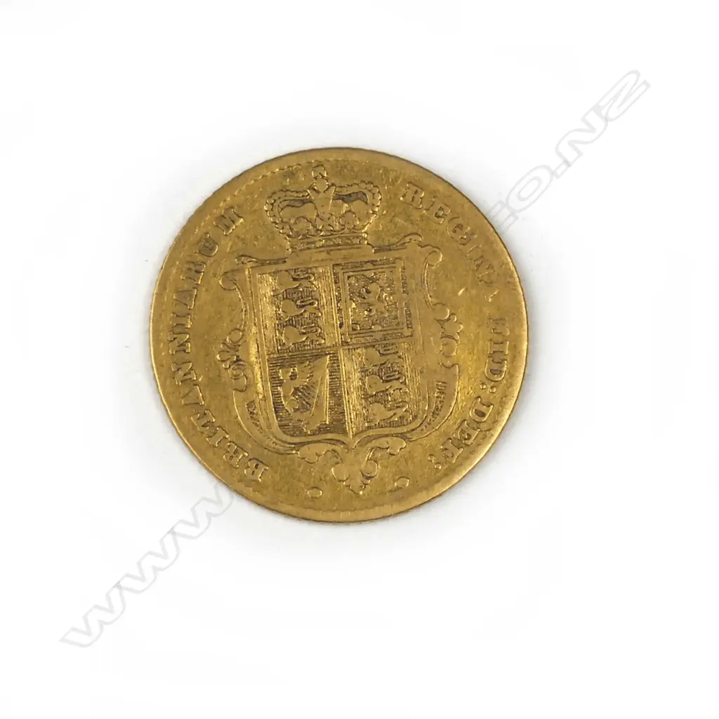 An 1866 gold half-sovereign Image 1++