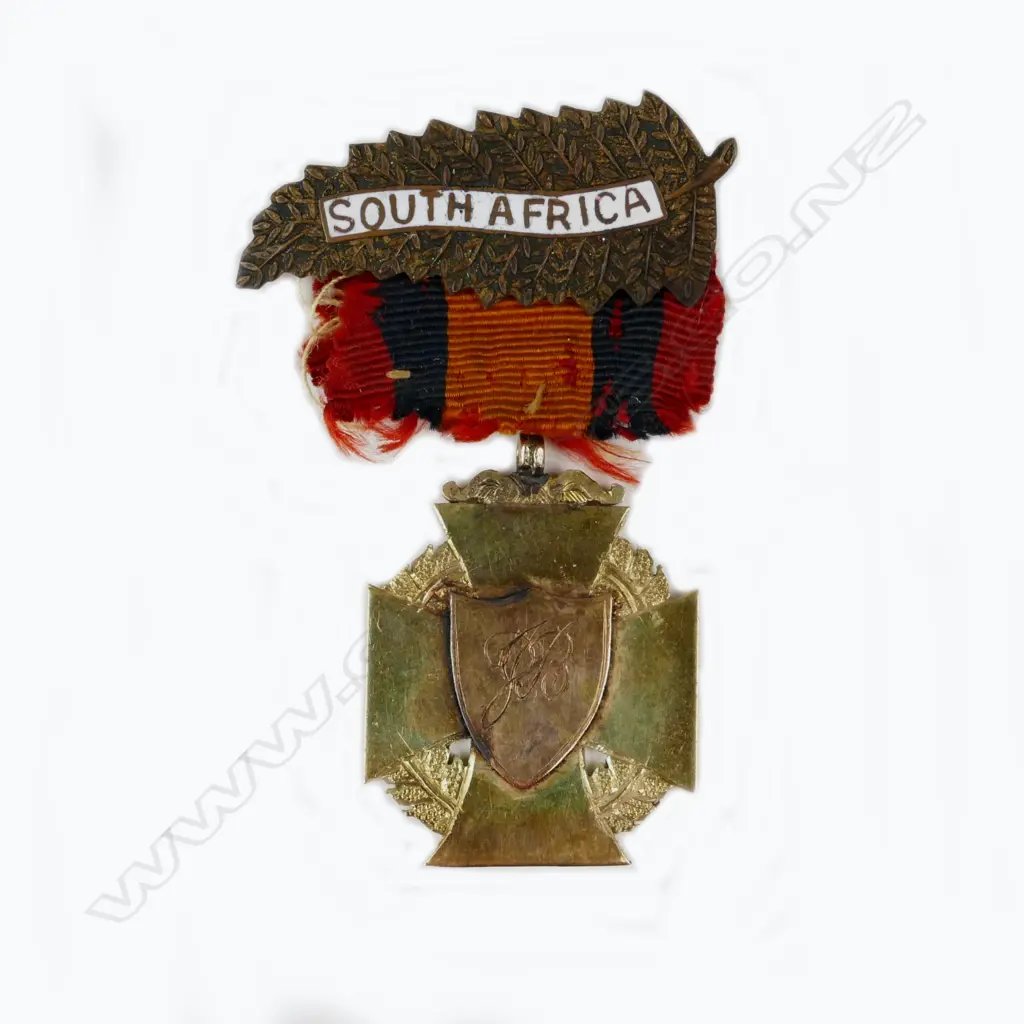 A 9ct gold Jones & Sons 1902 Boer War medal Image 1++