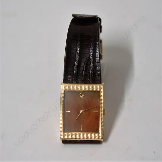 A vintage Rolex Cellini 18ct. yellow gold gent's wristwatch