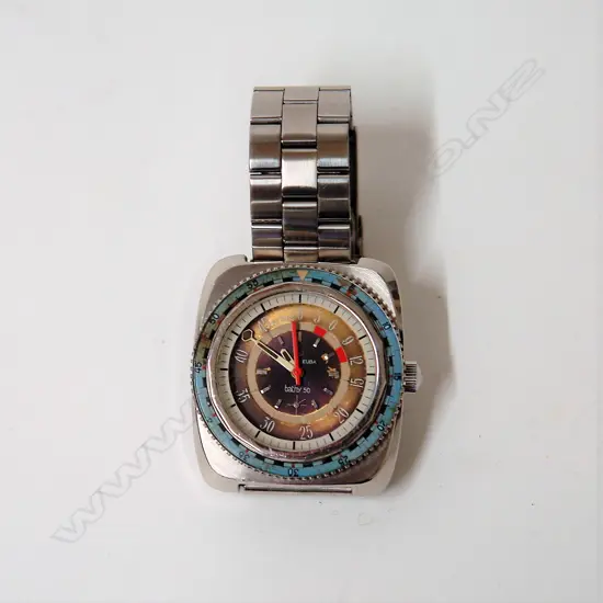 A 1970s Favre Leuba Bathy 50 Depthmeter gent's diver's watch