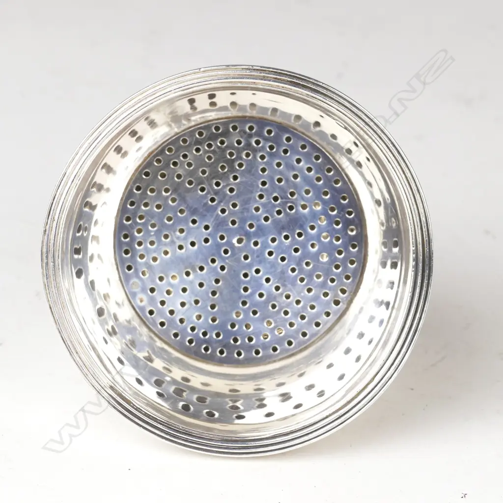 A George III silver wine funnel Image 1++